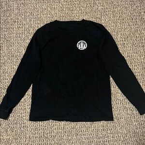 Men’s Large Northern Lights Black Long Sleeve Shirt